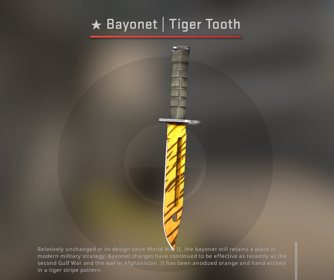 Bayonet Tiger Tooth CSGO BuiltByBit MC Market