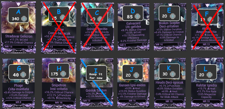 Wts Riven Stradavar Zhuge Galvacord Brokenscepter Phage Snipetron Gunsen Hirudo Kulstar Pc Trading Post Warframe Forums