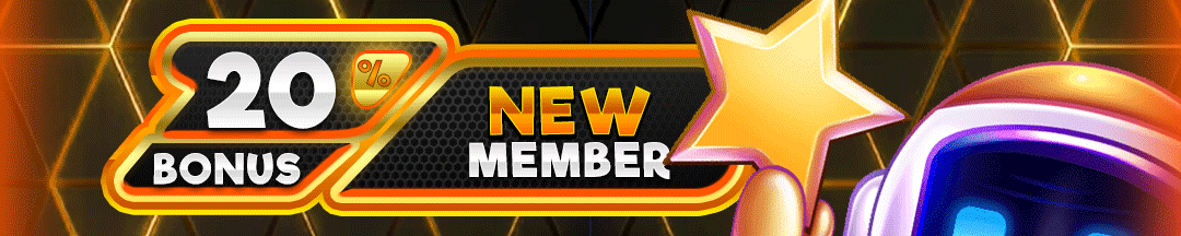 Bonus New Member 20%