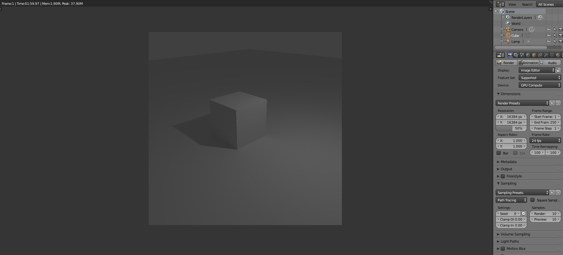 i just figured out how to speed up renders nearly 50 in cycles... with