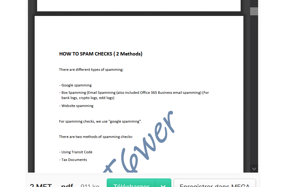 2 METHODS TO SPAM CHECKS.15$❤️Fresh-Method✔️-High-Quality-PDF-✔️Latest-