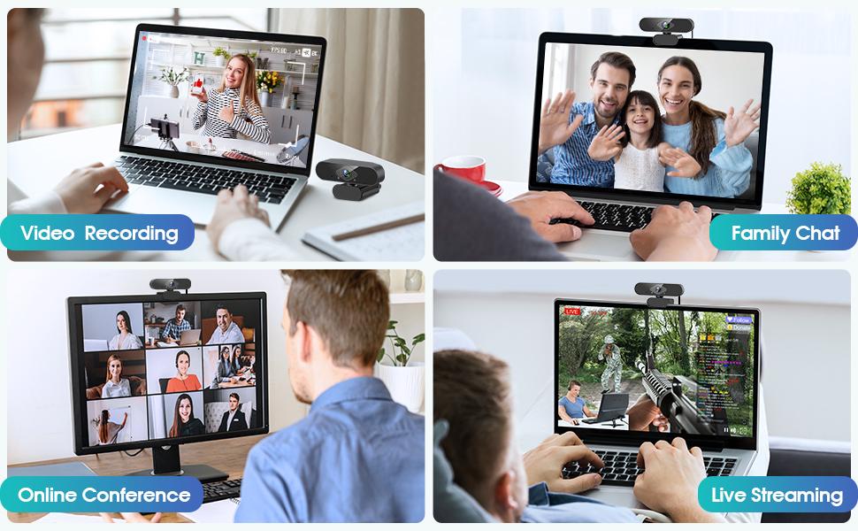 This usb webcam  is great for video conferencing, live streaming, video conference, online class