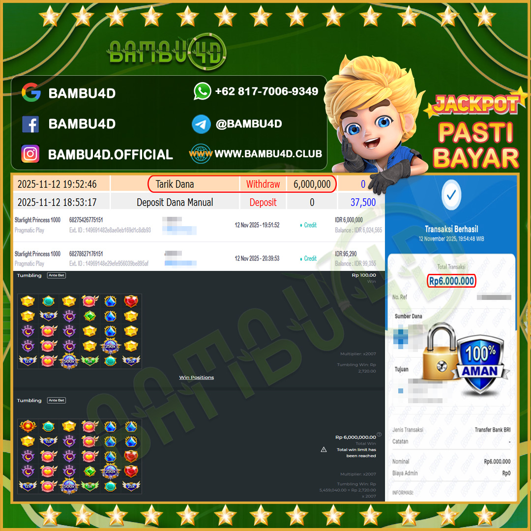 bambu4d-jackpot-slot-pragmatic-starlight-princess-1000-rp6000000--lunas