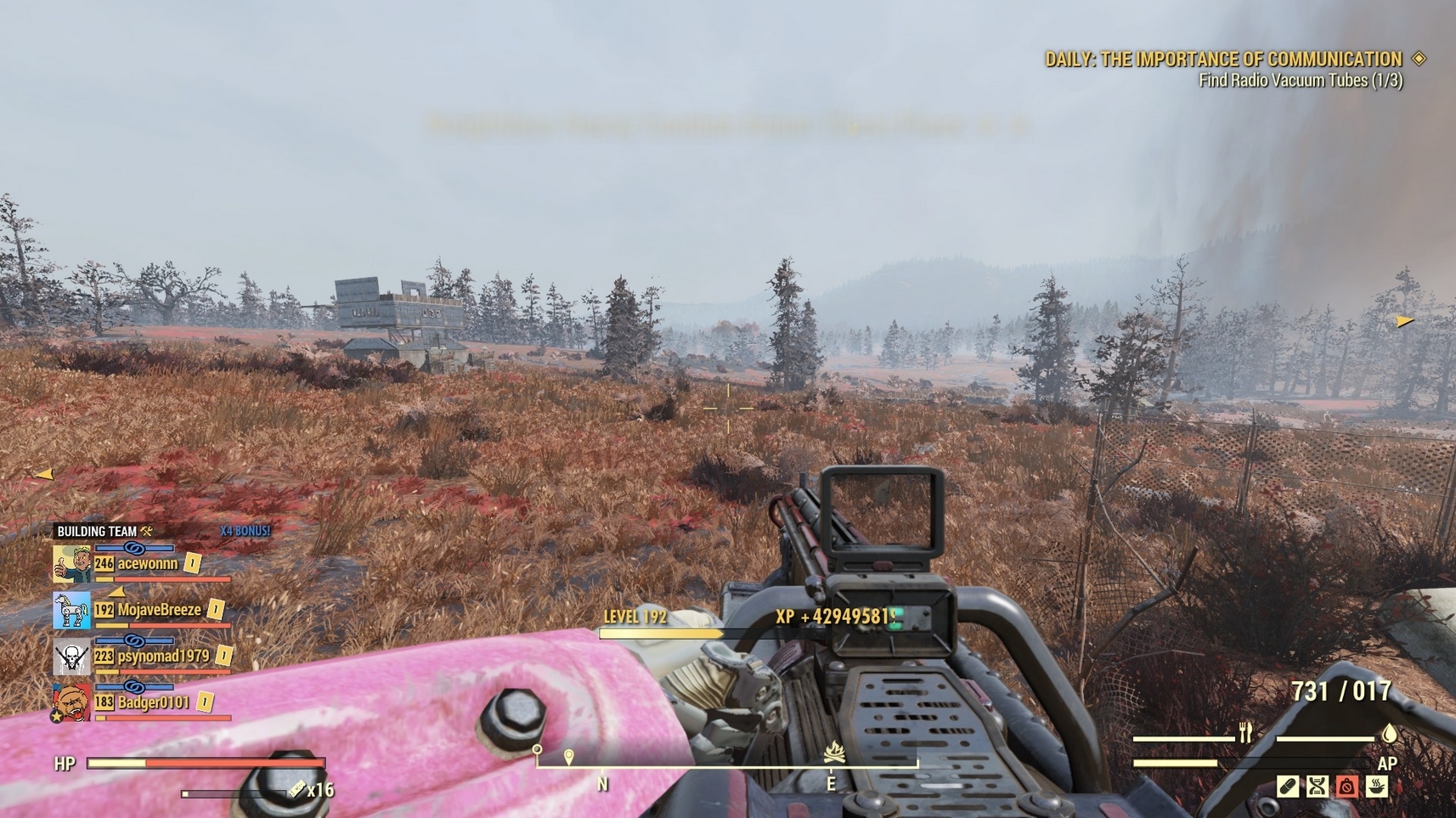 429 million XP for one kill r/fo76