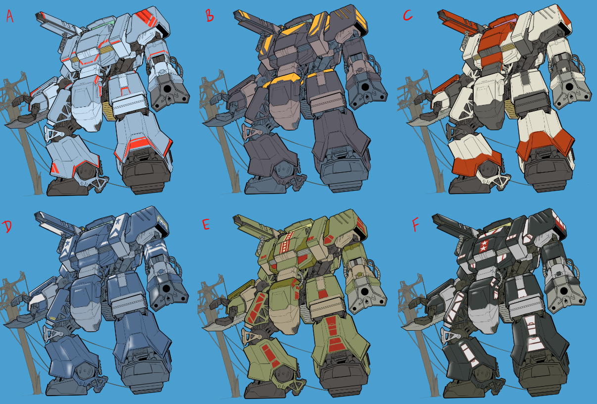 Troop Colour Exlorations: Second Draft