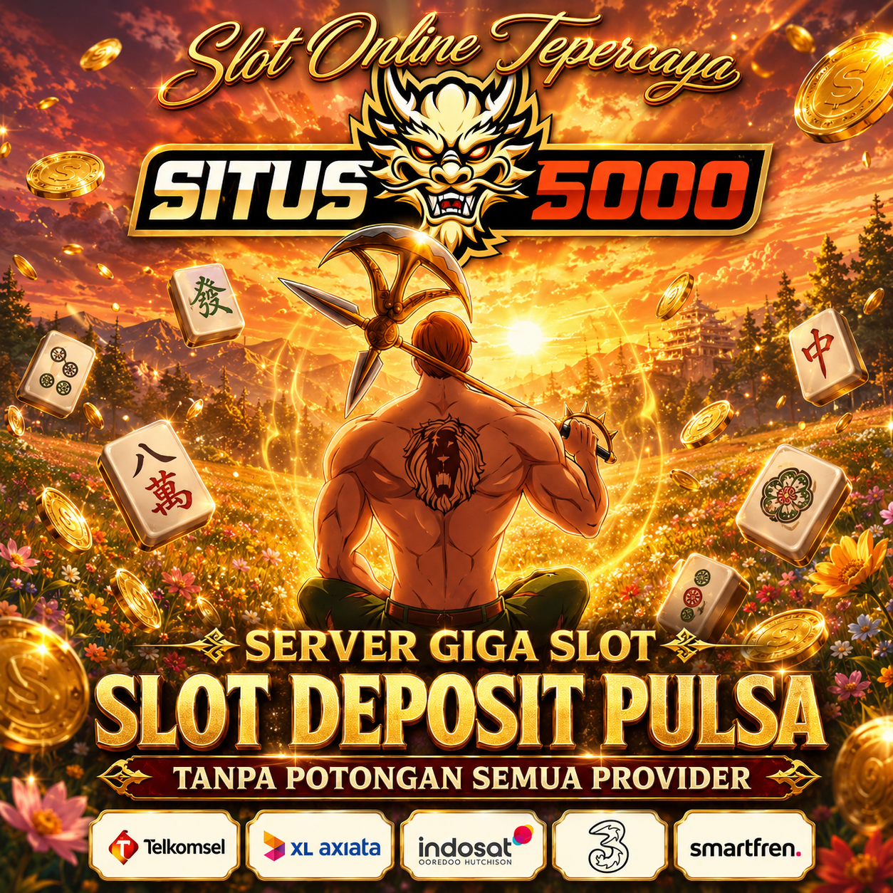SITUS5000 : Vendor Slot Pulsa Resmi Server Original Giga Slot Deposit Tanpa Potongan Sepeserpun