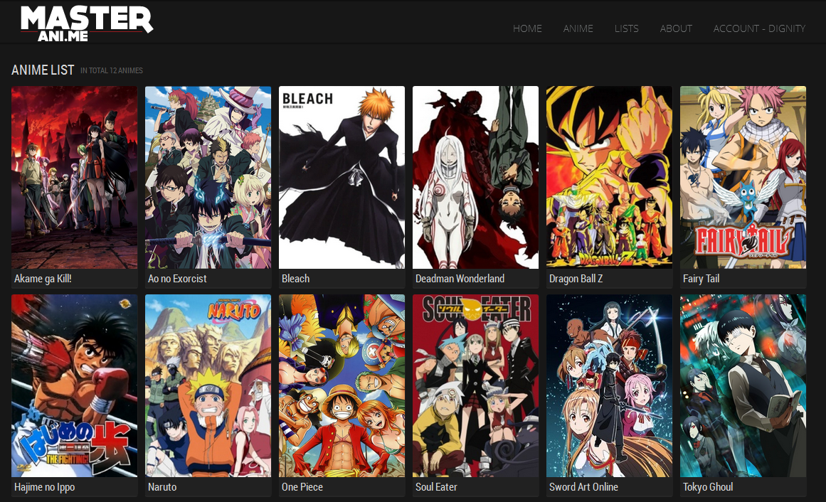 Anime List