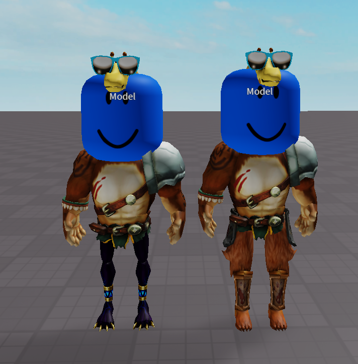 The Smallest and Tallest Avatar on Roblox 