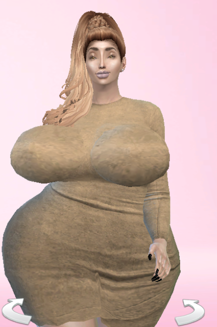 the sims 4 bigger butt and boobs mod