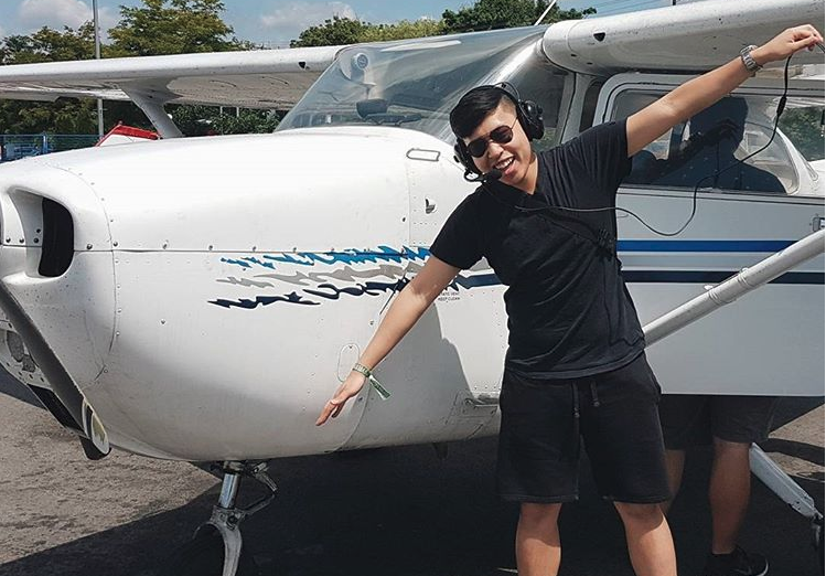 This is me, ready to take you to new heights! Strap on, and welcome to my ePortfolio!