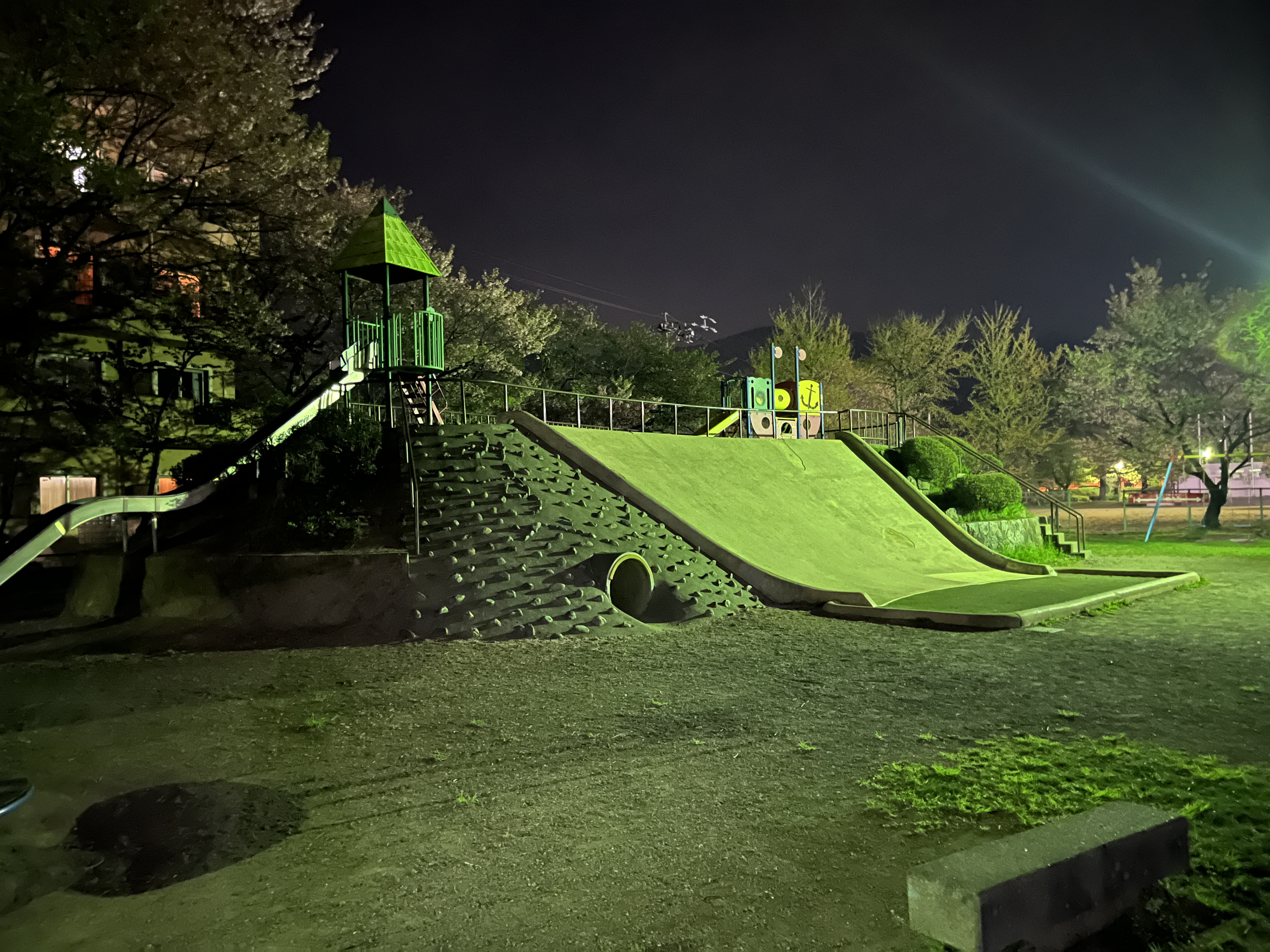 みずべ公園の大型遊具