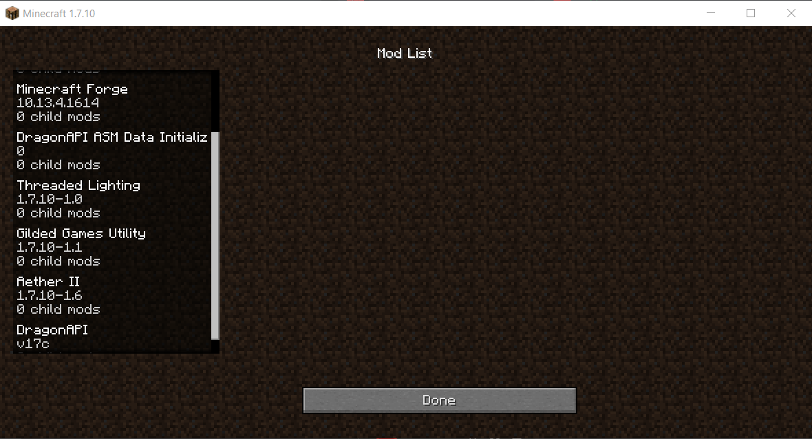 Is there a way to tell what mod in the pack needs
