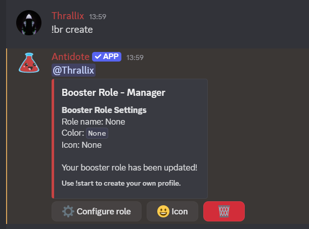 Configure booster role