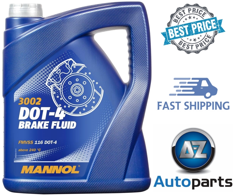 Mannol - DOT 4 Brake & Clutch Fluid SAE J 1703, FMVSS 116, ISO 4925 .