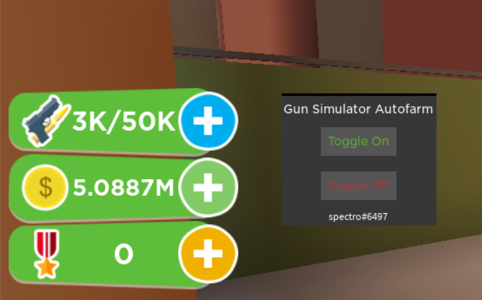 Updated Gun Simulator Toggleable Coin Autofarm