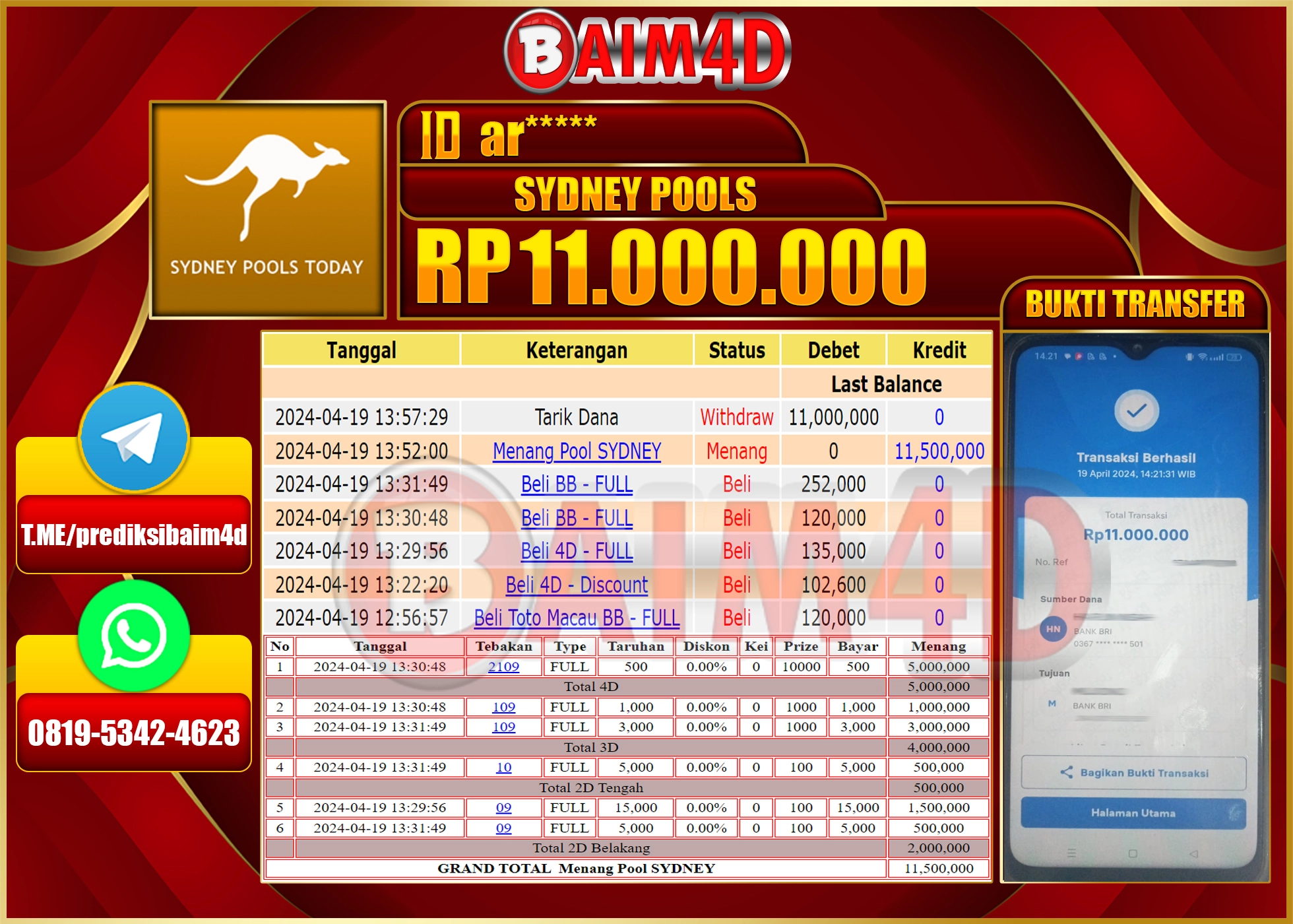 Dapatkan Pembayaran Kemenangan Cepat dan Tuntas di BAIM4D!