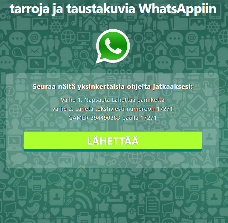 [click2sms] FI | WhatsApp OTP