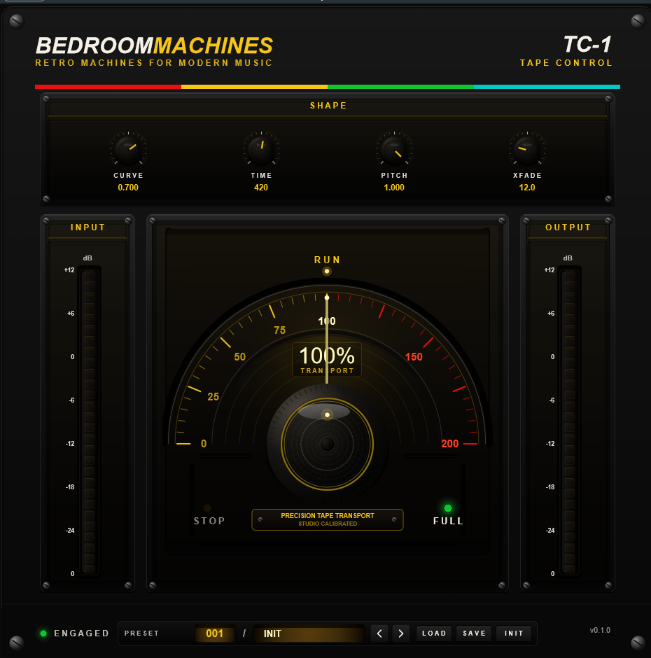 TC-1 Tape Control plugin interface
