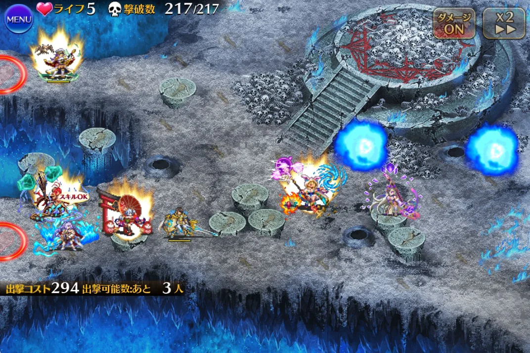 魔神序中終盤は迎春奇術リズリーにお任せ！？高確率暗殺で眷属達を捌き切る！の参考画像 - わんにゃんランド - アイギス攻略まとめ