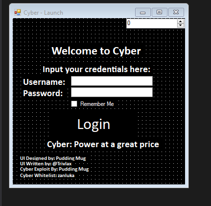 Release Cyber Ui Cleaned Exe - cyber roblox exploit website