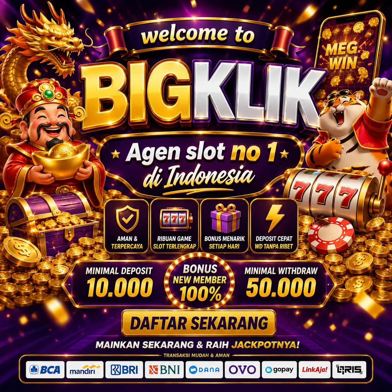BIGKLIK : Login Resmi Platform Game IDN Terpercaya & Pasti Bayar by Hey siriusly