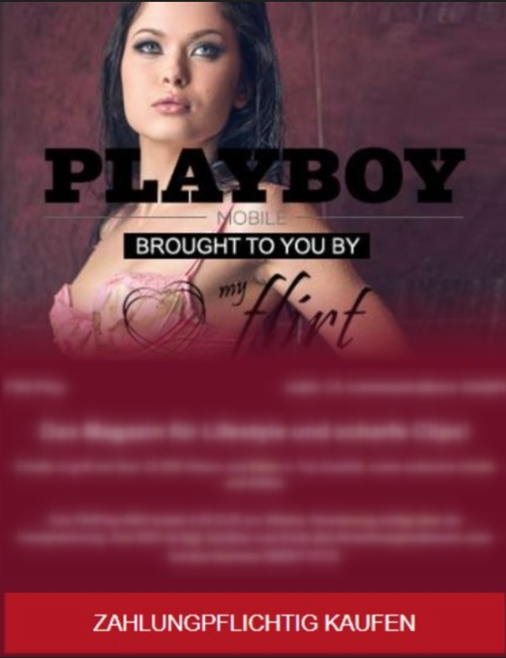 [2-click] DE | Playboy Flirt Play (Vodafone)