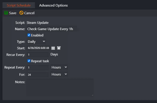 DayZ Steam Update Task Example