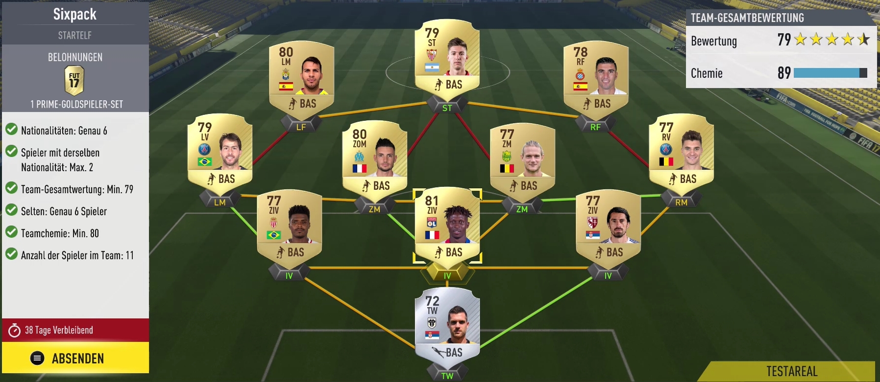 Hybrid Ligen Sbc Fifa 22 Lösung