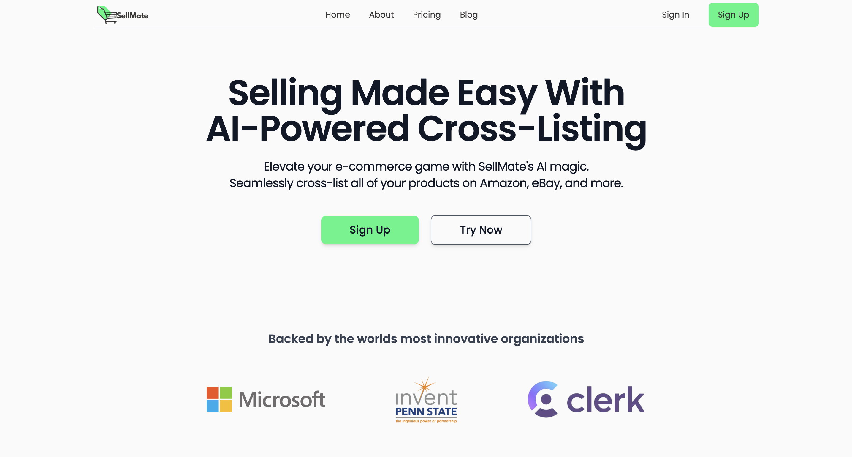 SellMate.ai - a SaaS platform leverage ai that helps businesses sell more products online.