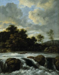 Näide:
Jacob van Ruisdael "Maastik kosega"