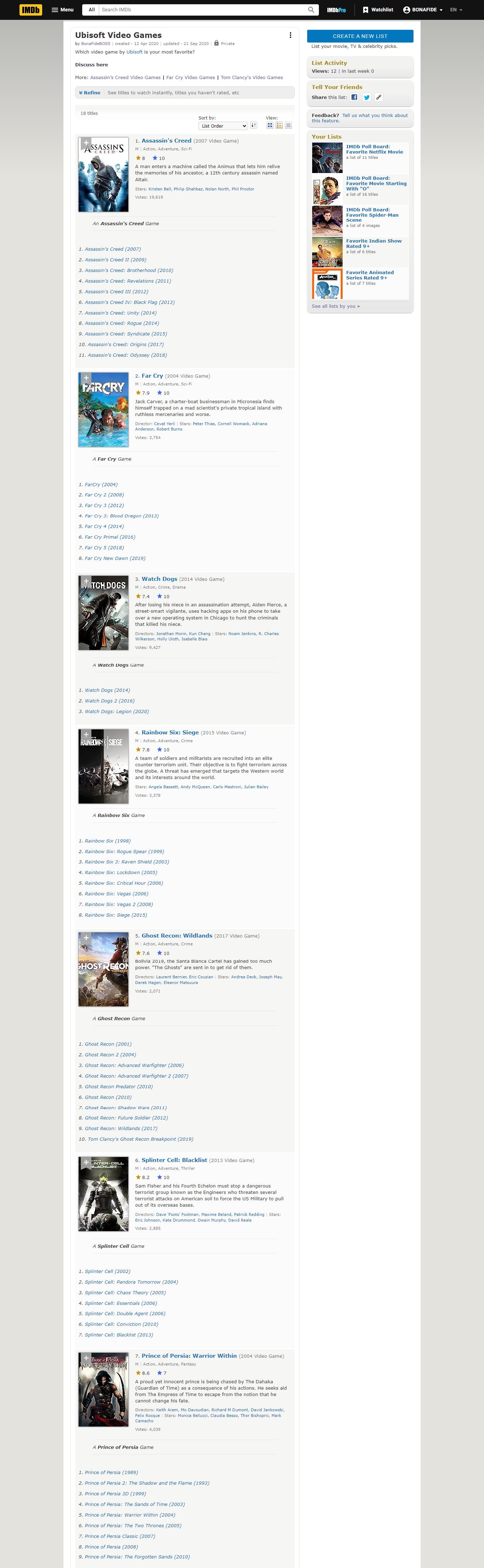 Assassin's Creed (Video Game 2007) - IMDb