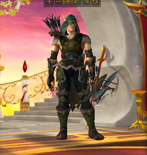 [Hunter] Attempt at the Green Arrow transmog. : r/Transmogrification