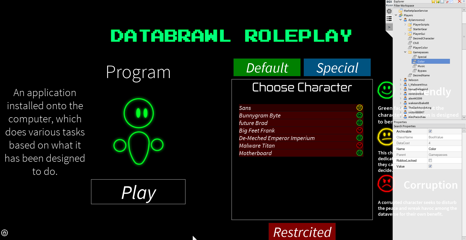 Req Databrawl Roleplay - 