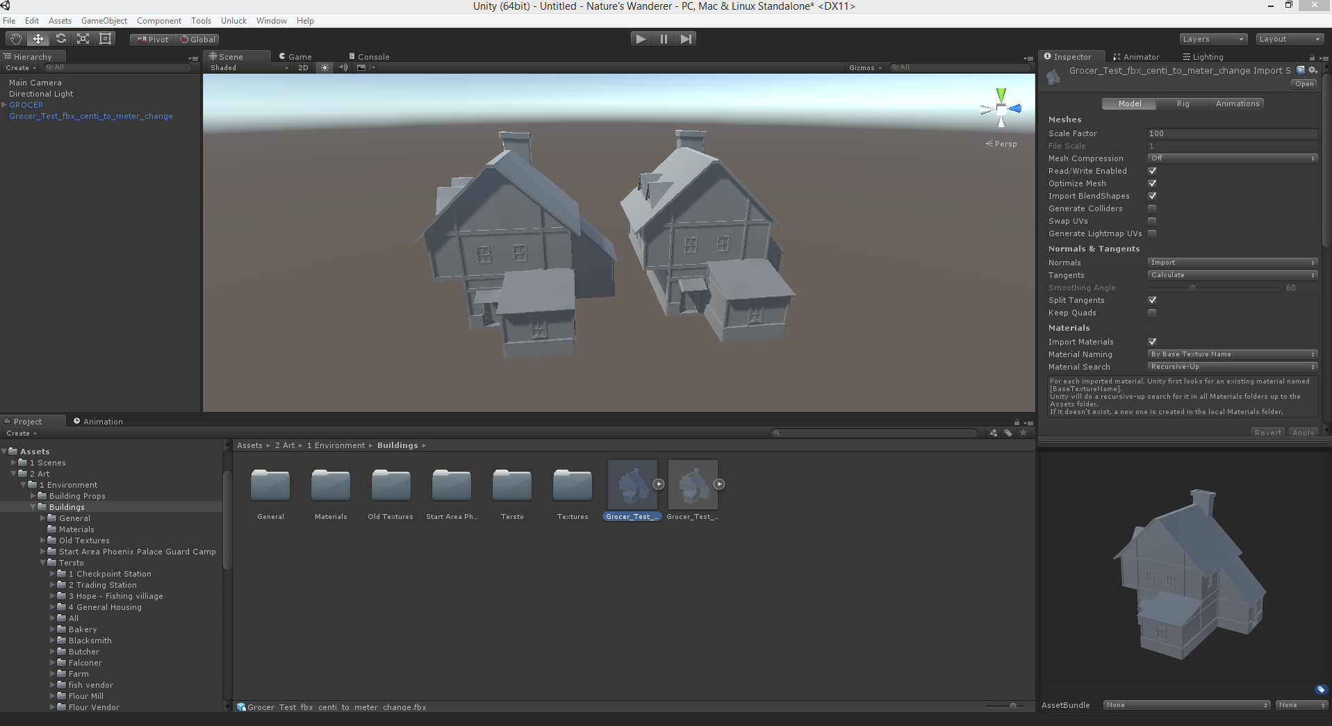exporting unity models to fbx