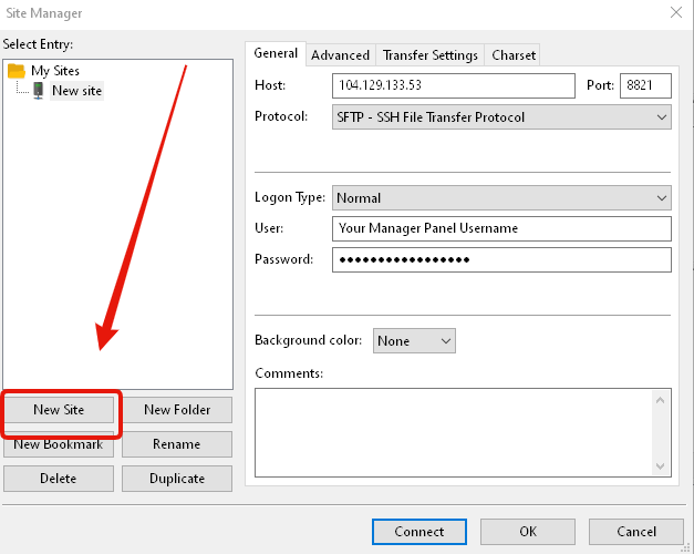 setup filezilla sftp server