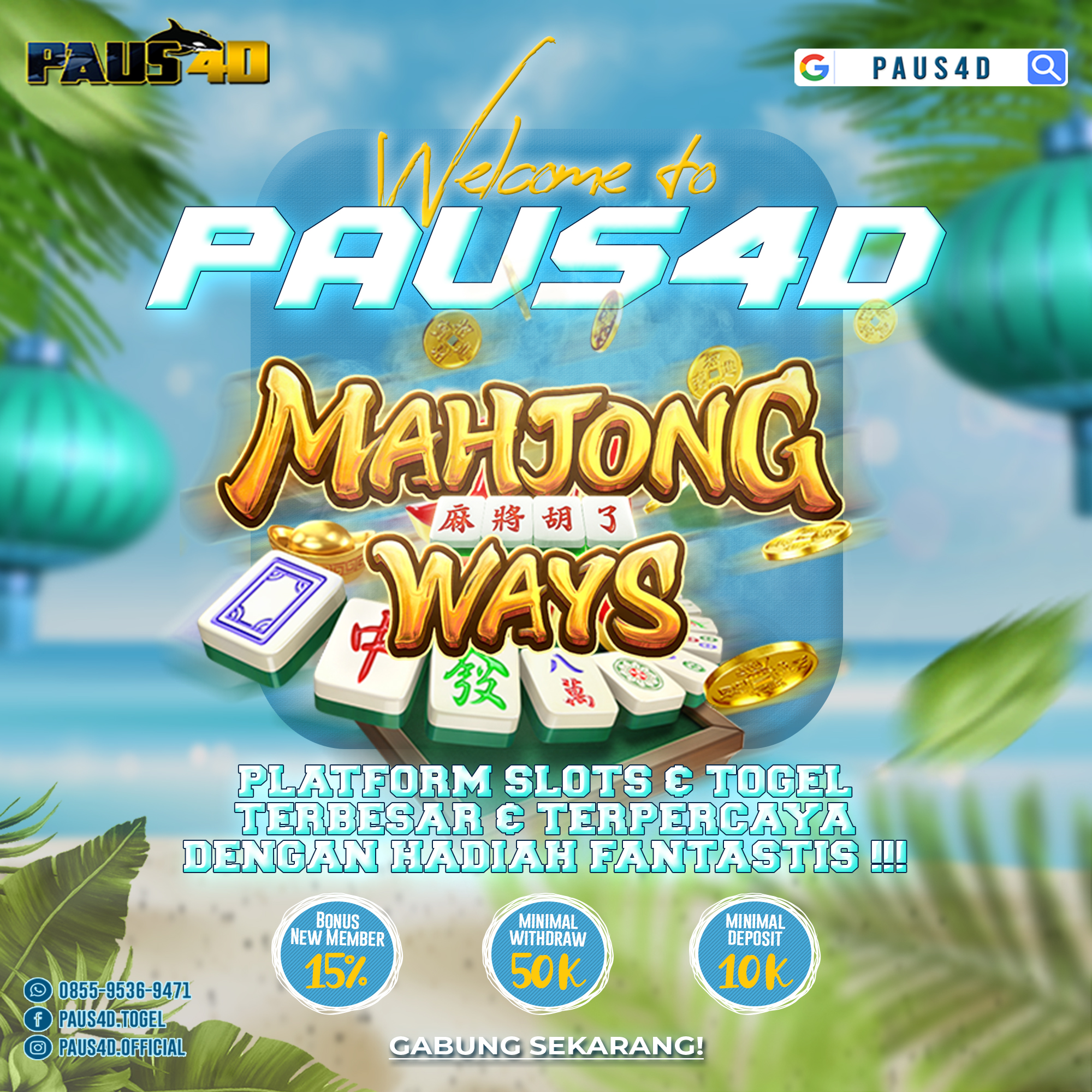 JPPAUS88 : Situs SLOT PAUS4D Mudah Jackpot Dan Banyak Bonus