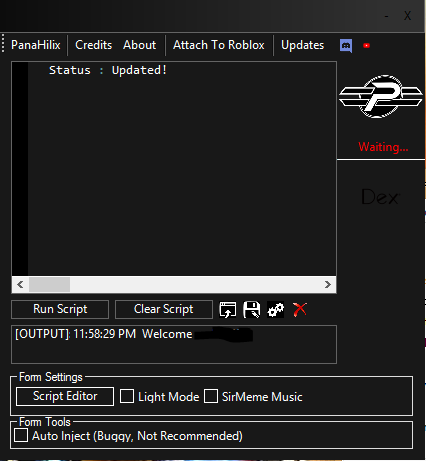 Panahilix Unresticted Level 6 Script Executor Supports Dex Httpget Getmetatable Getobjects And More Wearedevs Forum - dex explorer with jjsploit roblox exploit the voltreport