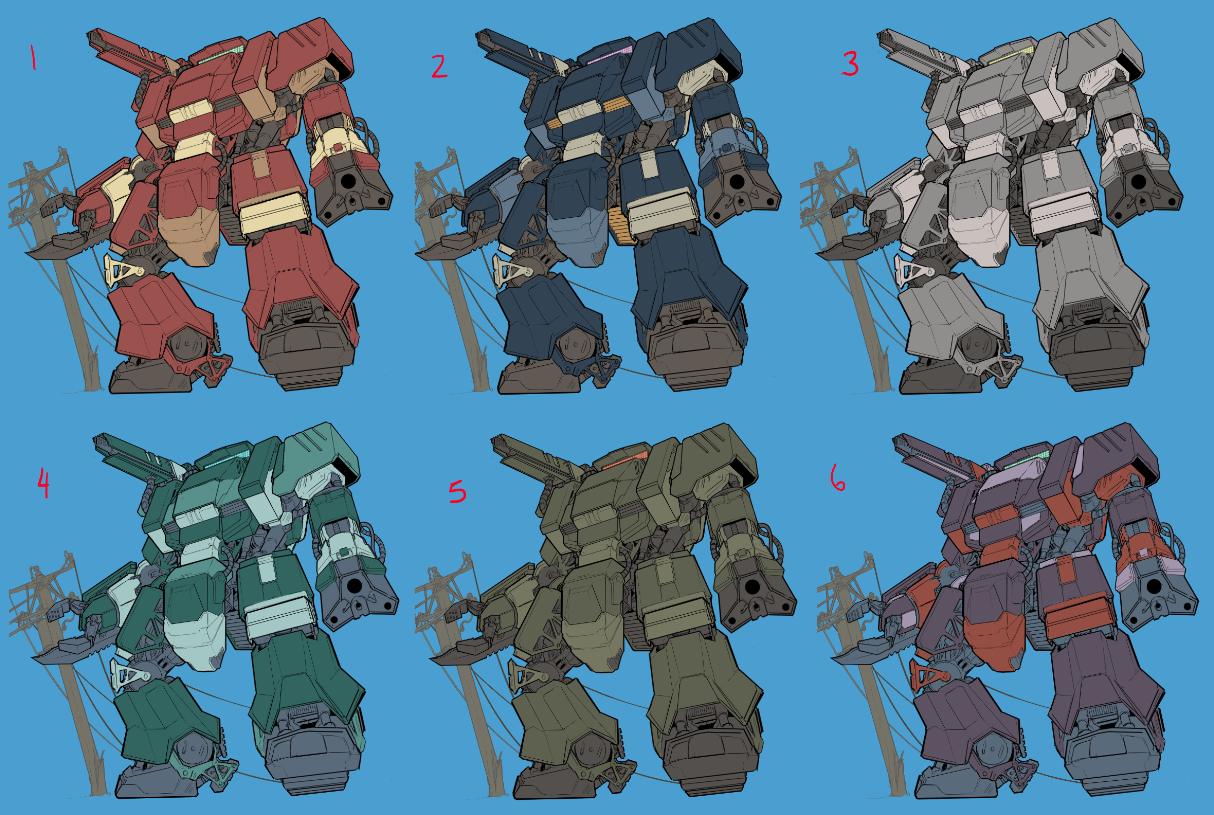 Troop Colour Exlorations: First Draft