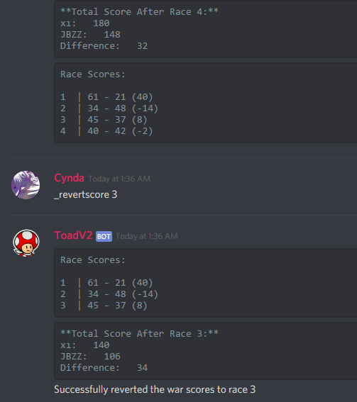 Toadv2 A Discord Bot For Mk8 Mario Kart Central