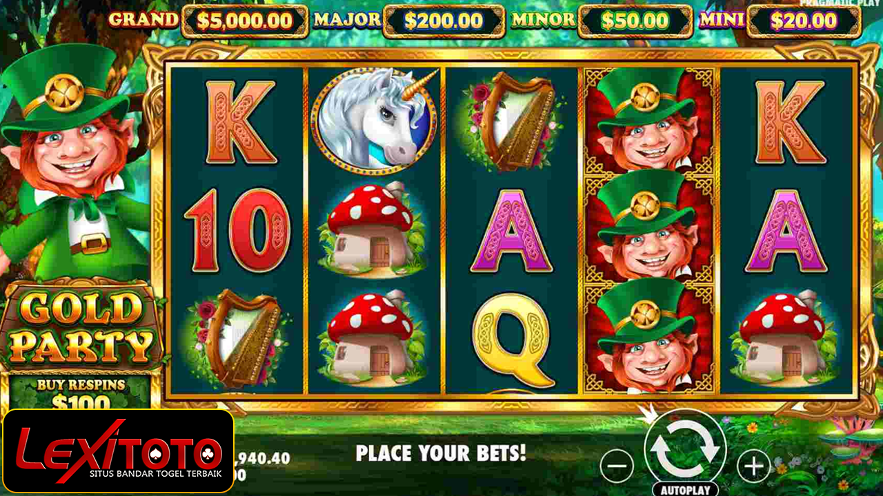 Pesta Emas dan Keberuntungan Slot Gold Party dari Pragmatic Play