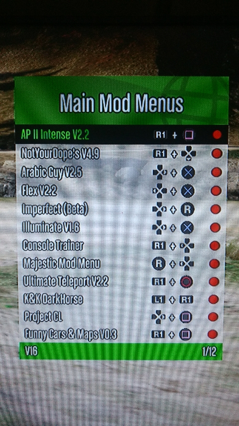 PS3 - MOD MENU GTA V UPDATE UNRESTRAINED 1.27/1.28 DEX/CEX -BLES