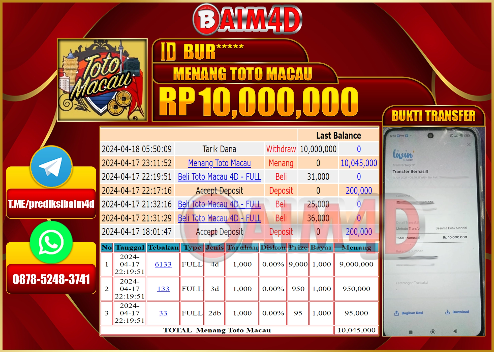 Dapatkan Pembayaran Kemenangan Cepat dan Tuntas di BAIM4D!