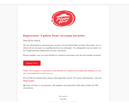 PizzaHut { Fresh INBOX LETTER } ⭐ HighQuality ❤️