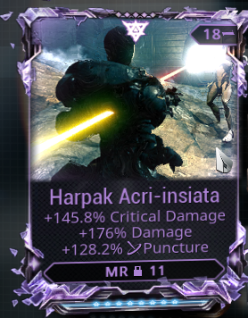 Harpak Acri-Insiata - Trading Post - Warframe Forums