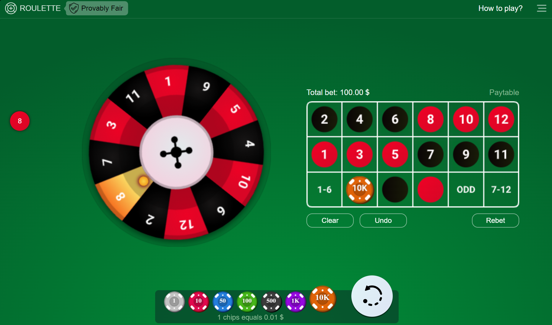 Neon54 Mini Roulette est l'un des meilleurs jeux de table auxquels vous pouvez jouer au Casino Neon54
