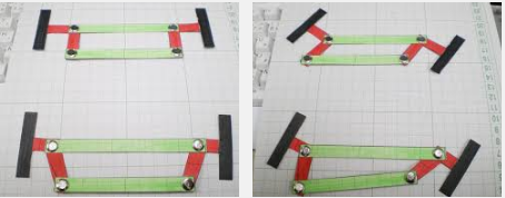 サーボモータによる車の前輪制御機構 アッカーマン ジャント式 初心者によるarduinoとprocessingを使ったロボット製作