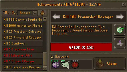 Achievements 1