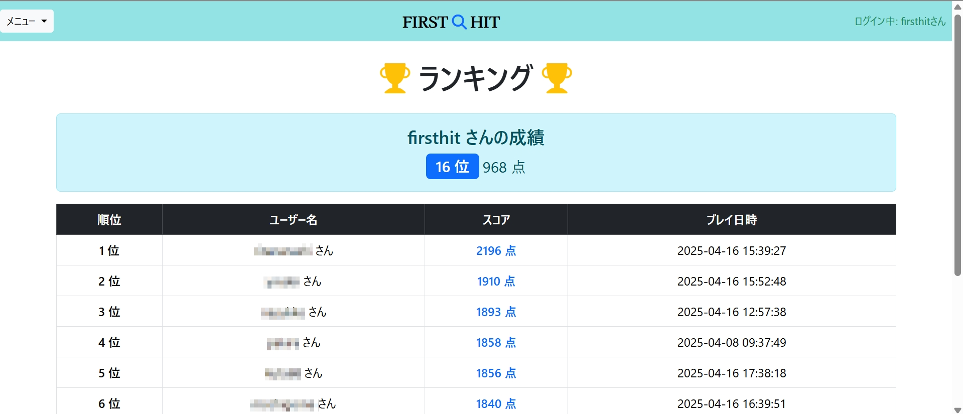 ランキング画像