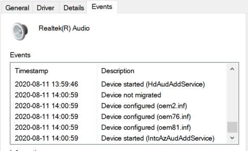 realtek audio not working