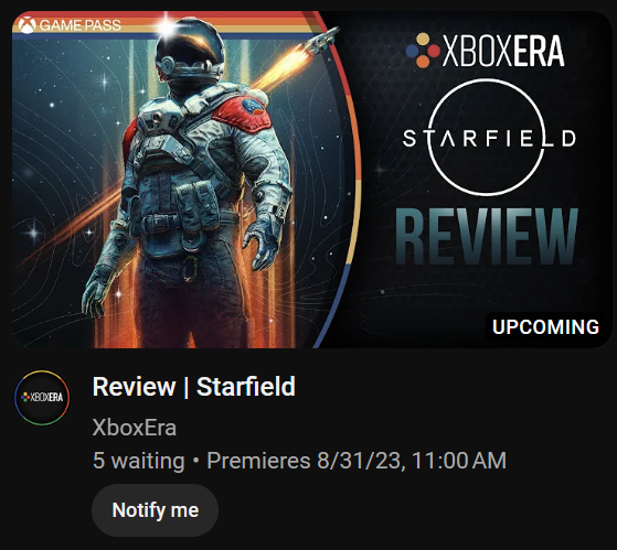 Starfield Review Embargo ends August 31 at 9AM PT (UP: Many UK